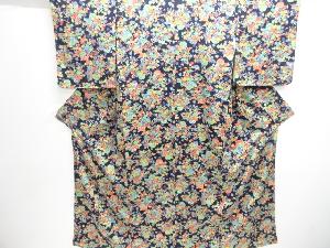 花籠模様小紋着物